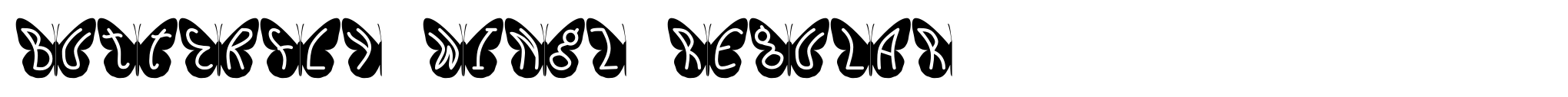 Butterfly Wingz Regular image